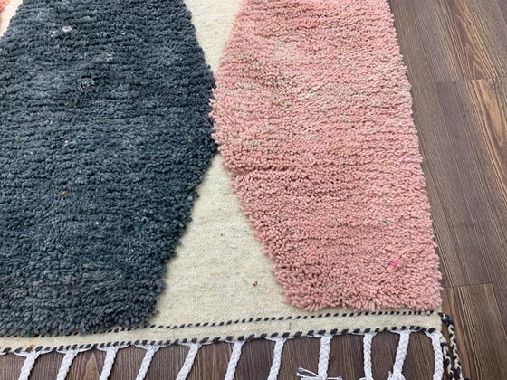 Alfombra marroquí de lana tejida a mano, hecha a medida, tamaño 200/300 cm. – Aime Té, Wool (photo 9 of 9)