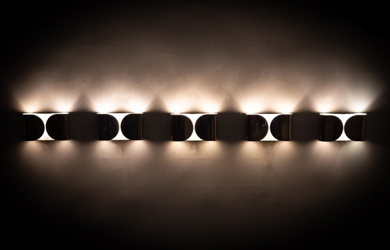 Image 1 of Ensemble de 5 appliques « Foglio » Afra et Tobia Scarpa, années 1970, Italie