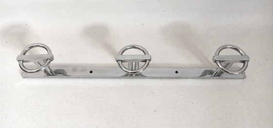 Image 1 of Triple Art Deco coat hooks by Jean Royère, 45 cm wide
