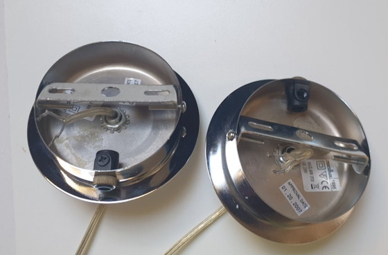 Image 1 of Nordlux - Diseño danés - 2 lámparas colgantes de cristal opalino