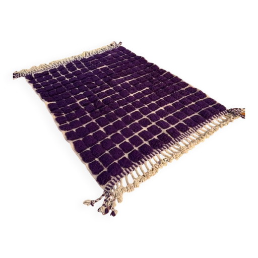 Mini tapis marocain fait main 100cm x 200cm
