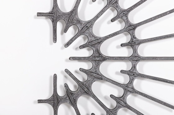 Image 1 of 1980’s Sculptural Brutalist door fixture/wall art