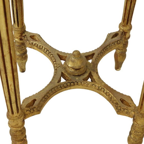Image 1 of Französische antike Beistelltische Marmor Empire Stil
