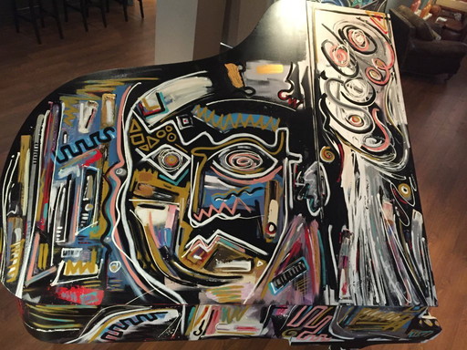 Petrof-Flügel gemalt von Peter Riezebos