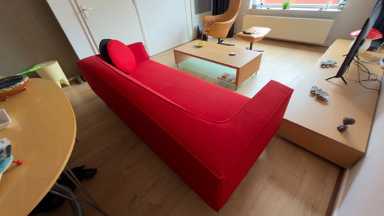 Divano di design Topform – Rosso, 3 posti – Design olandese senza tempo – Divani 3 posti, Textile (photo 5 of 12)