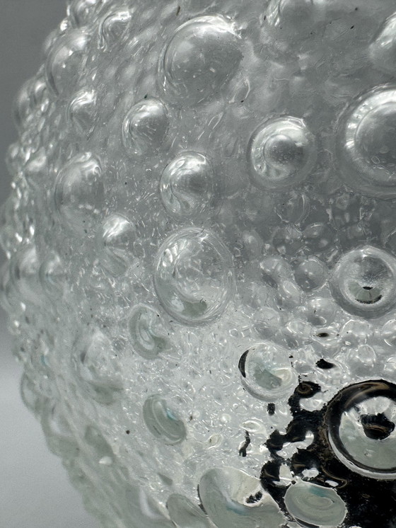 Image 1 of Tafellamp met bubbelglas bol