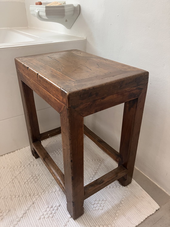 Image 1 of Taburete francés antiguo / Mesita auxiliar / Mesa para plantas