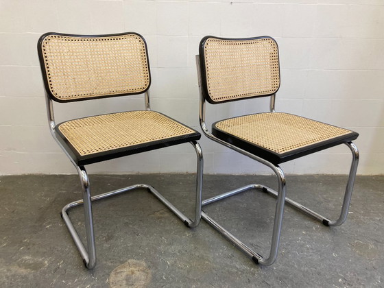 Image 1 of 2 x vintage Cesca chairs Breuer