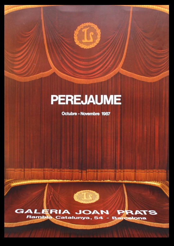 Image 1 of Perejaume - Galeria Joan Prats, 1987 - tentoonstellingsaffiche