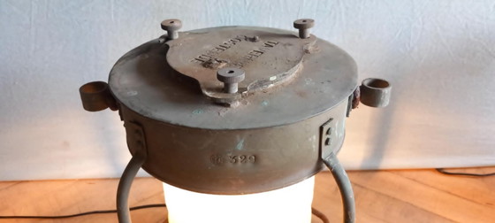 3 Originele ankerlichten - Tavernier Oostende  – Genummerde reeks 327/329/330 – ca. 1940‑1950 – Hanglampen (photo 5 of 13)