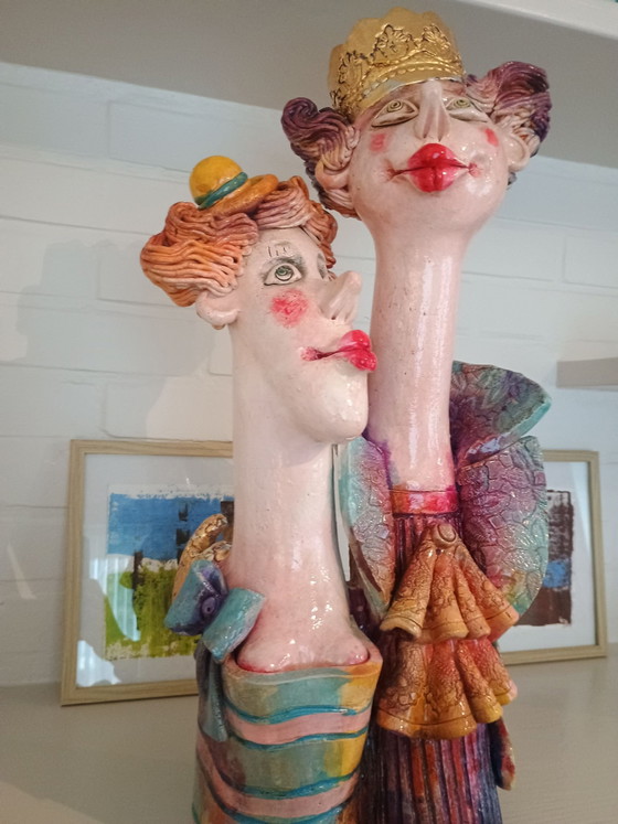 Sculptuur My prins charming – Annaart, Beeldhouwkunst, Keramiek, Goud (photo 14 of 14)