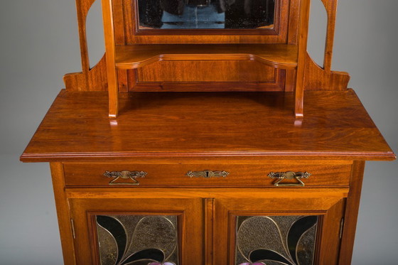 Image 1 of Mobiletto Art Nouveau con specchio, 1890