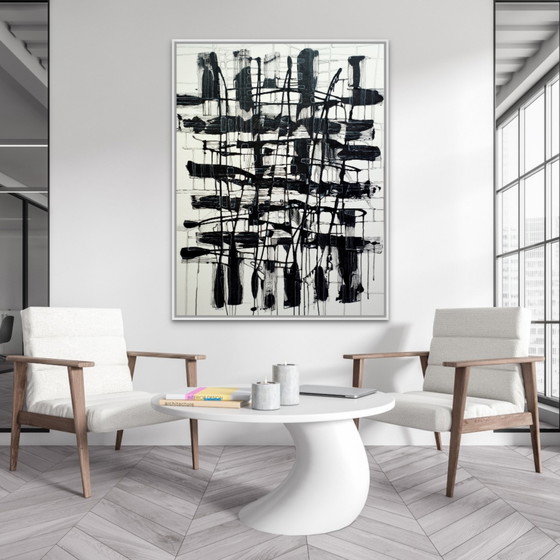 Natia Antadze Abstracte Compositie XXL – Schilderijen & Tekeningen, Canvas (photo 4 of 15)