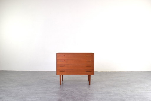 Commode en teck danoise du milieu du siècle par Kai Kristiansen pour FM Møbler, années 1960.
