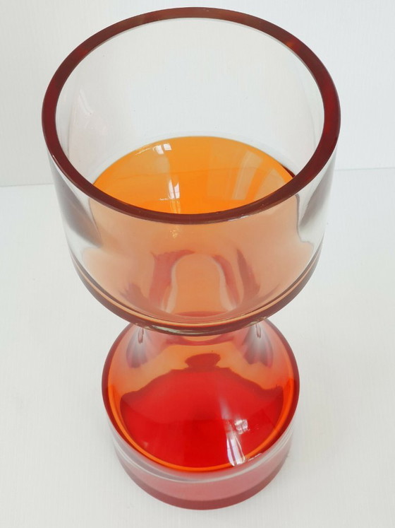 Image 1 of IMPORTANT MURANO GLASS VASE, 1960s VINTAGE, EXCELLENT QUALITY