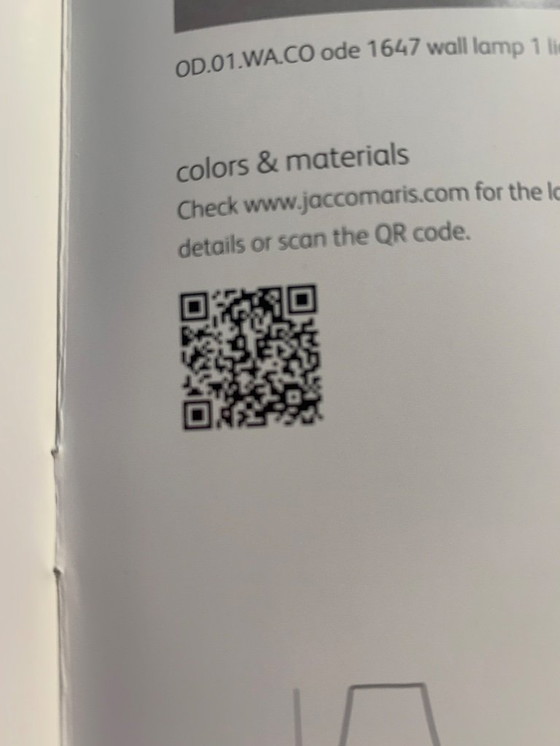 Image 1 of 2x wall lamp ODE 1647 JACCO MARIS