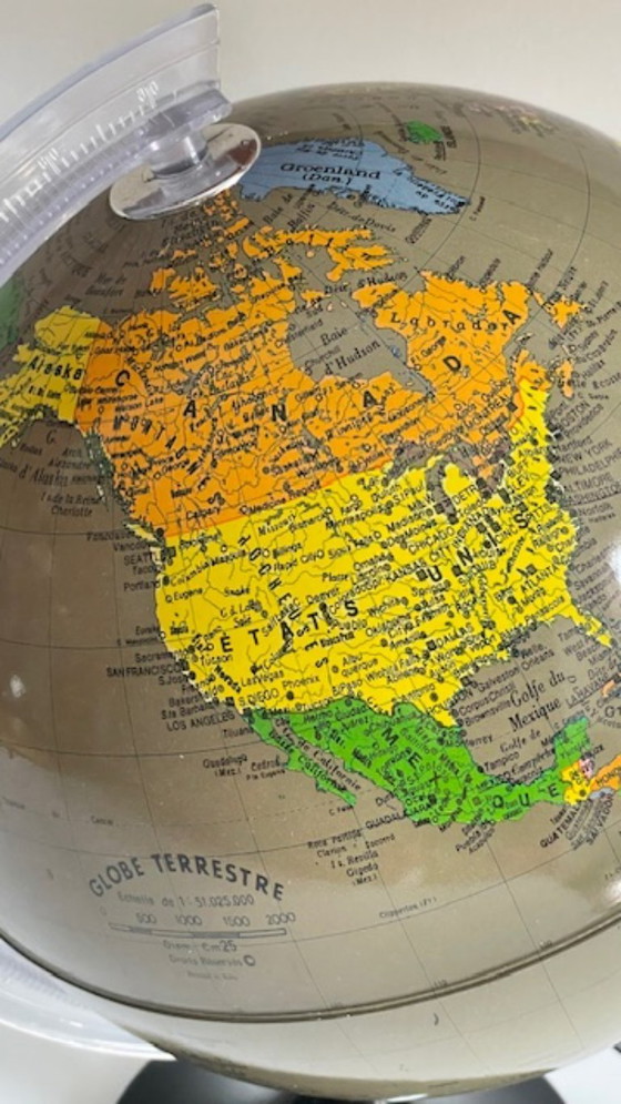 Image 1 of Illuminated Earth Globe Made in Italy