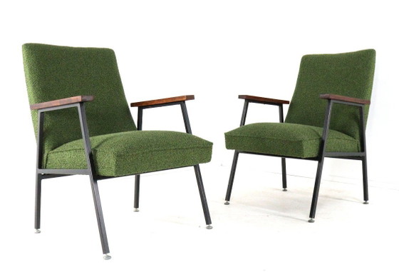 Image 1 of Gispen fauteuil vintage stoel nieuw gestoffeerd