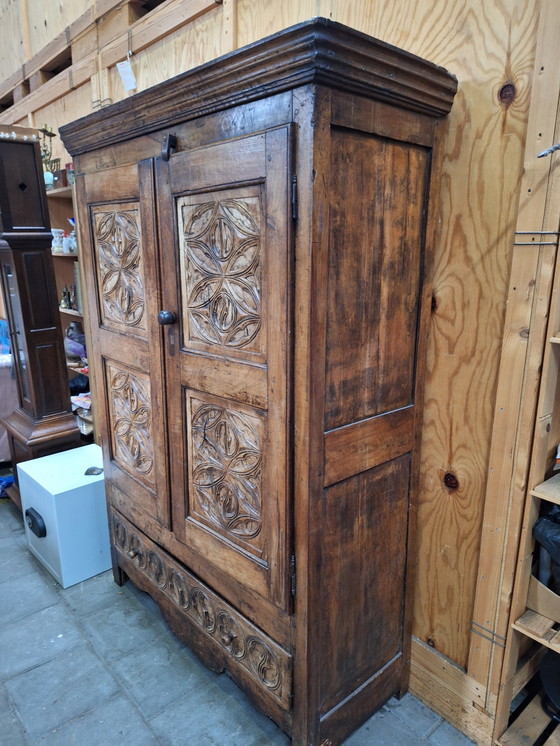 Image 1 of Antique oak cabinet