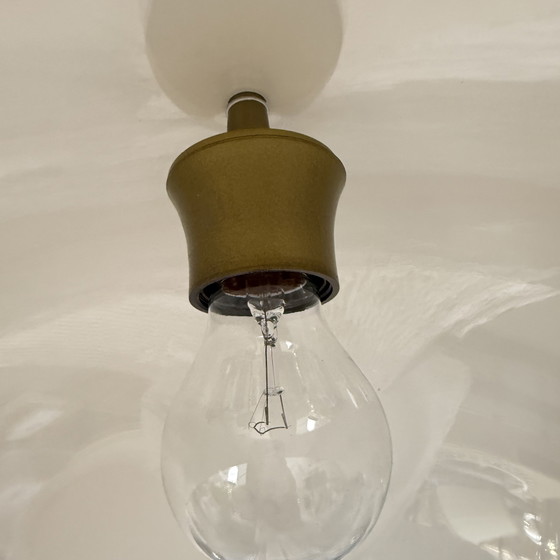 Image 1 of Lampada a sospensione a fungo marrone, anni '70