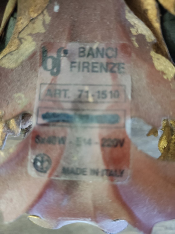 Applique da parete Banci Firenze dorate - Set di due - Vintage – Plafoniere, Iron (photo 4 of 5)