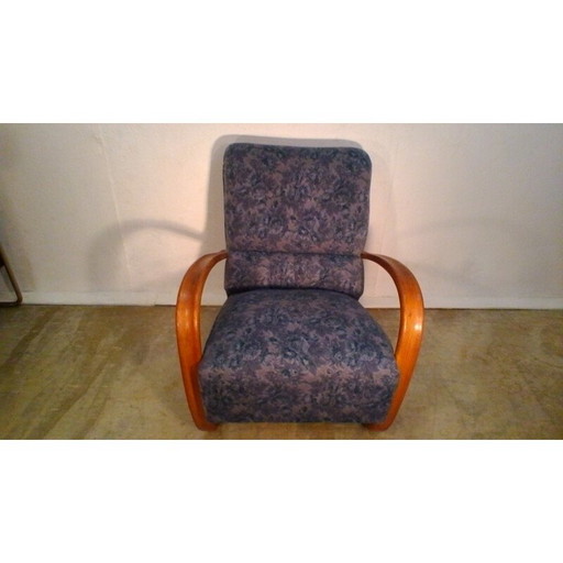 Fauteuil vintage Modèle H-269 par Jindřich Halabala - années 1930