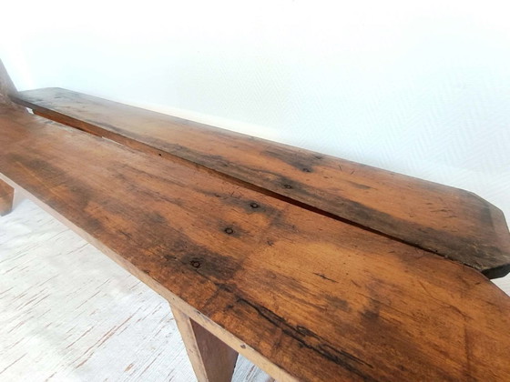 Image 1 of 2 rustikale Holzbänke für den Bauernhof