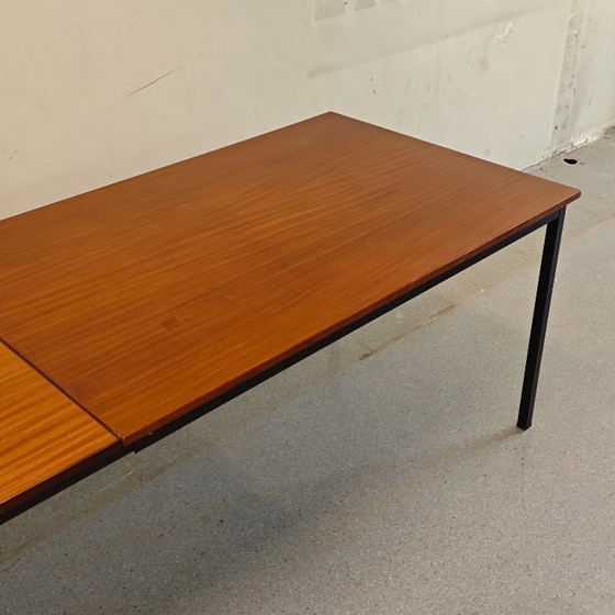 Image 1 of Vintage Gispen 3707 'Telescope' dining table