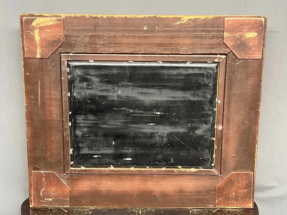 Still life with roses in a beautiful frame on a wooden panel in Flemish style. – Paintings & Drawings (photo 7 of 7)