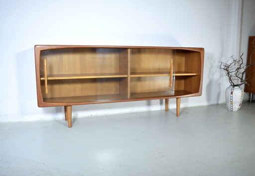 Exclusive Dyrlund Teak Sideboard Vintage Cabinet Dresser Bookshelf