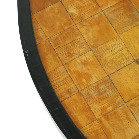 Image 1 of Mesa de Plantas Triangular Parqueterie Años Cincuenta