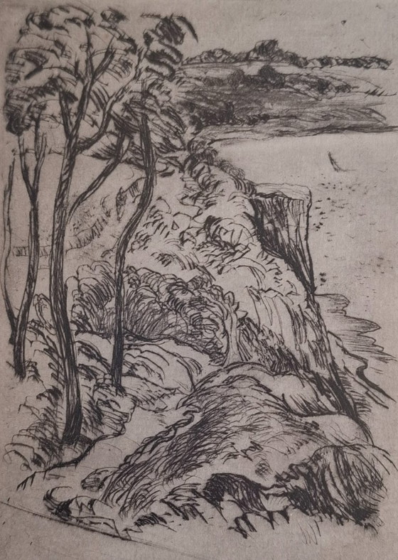 Limited edition original etchings, 1984, R. Müller – Art, Glass, Paper (photo 5 of 6)
