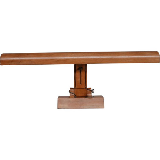 Vintage oak lamp, Belgium 1940