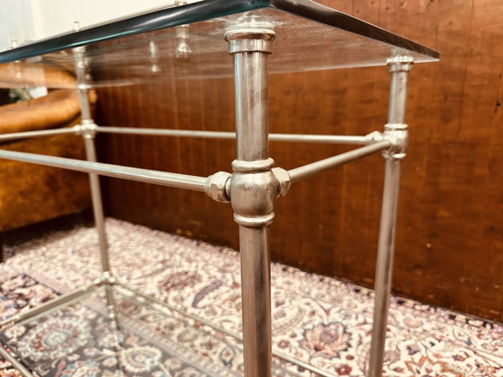 Eichholtz Regency Table d'appoint – Tables d'appoint, Verre, Métal (photo 5 of 11)