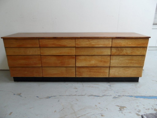 Vintage file cabinet with drawers