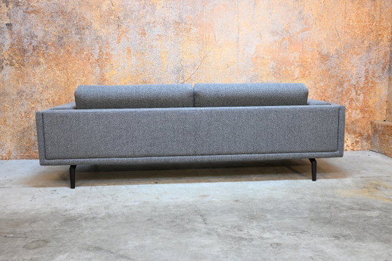 Grey fabric Leolux Bellice design sofa loose headrests, 3-5 seaters, Textile, Metal, Modern (photo 6 of 10)