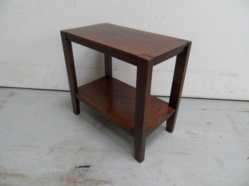 Table d'appoint vintage en chêne