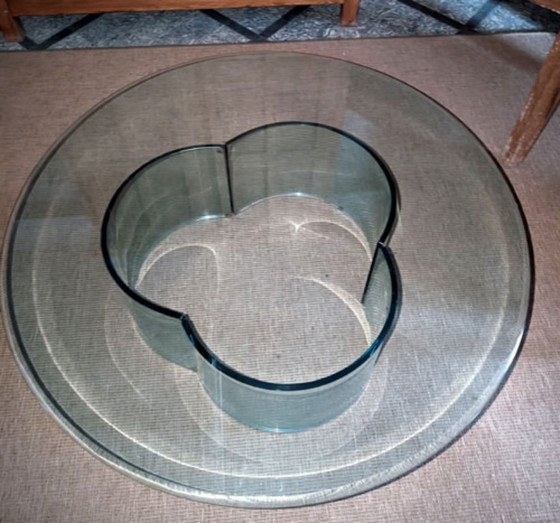 Image 1 of Gallotti & Radice Vintage Glass Coffee Table