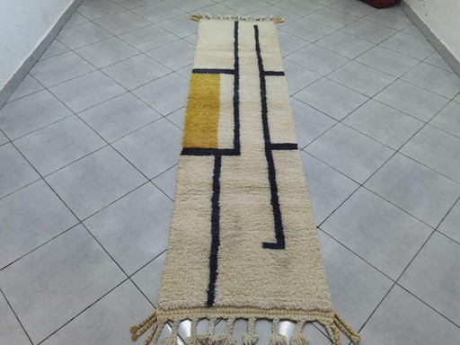 Traditional handmade Berber rug, size 75/300 cm – Aime Té, vloerkleden en tapijten, Wool (photo 2 of 6)