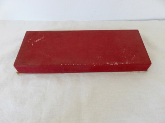 Baccarat, 12 Kristall-Messerbänkchen, in Originalverpackung, 1940er oder 50er Jahre – Tischdekoration, Crystal (photo 9 of 9)