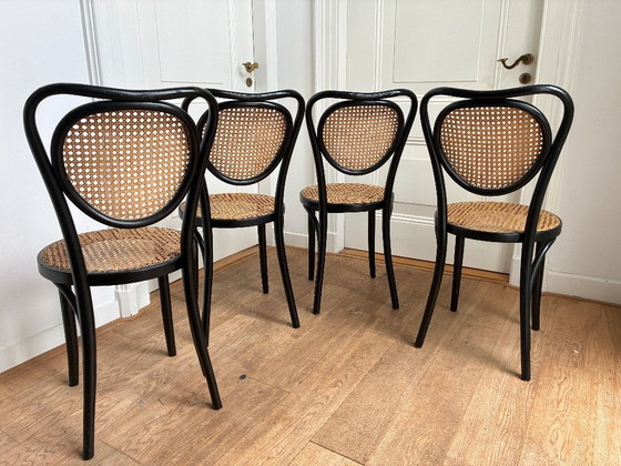 Image 1 of 4x Thonet Nr. 5 Stühle von ZPM Radomsko