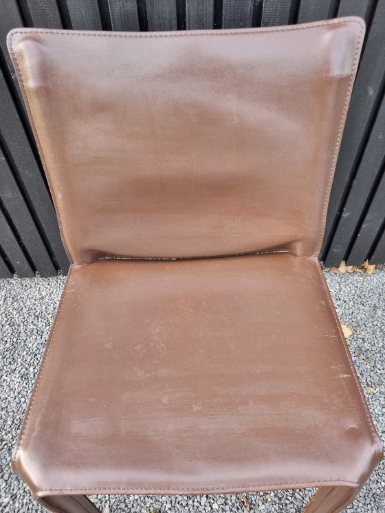 Image 1 of 4 sedie Cassina marrone scuro
