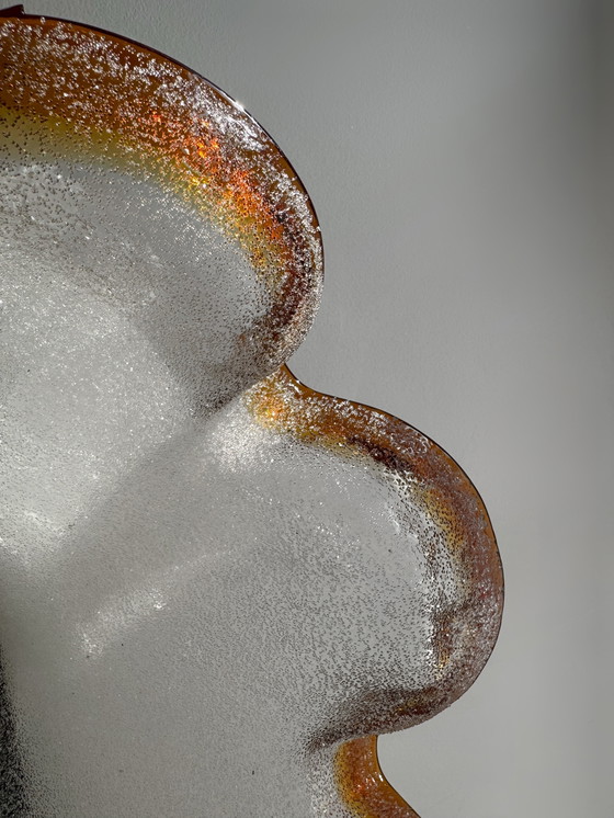 Image 1 of Bloem Murano Glas Hanglamp jaren 70