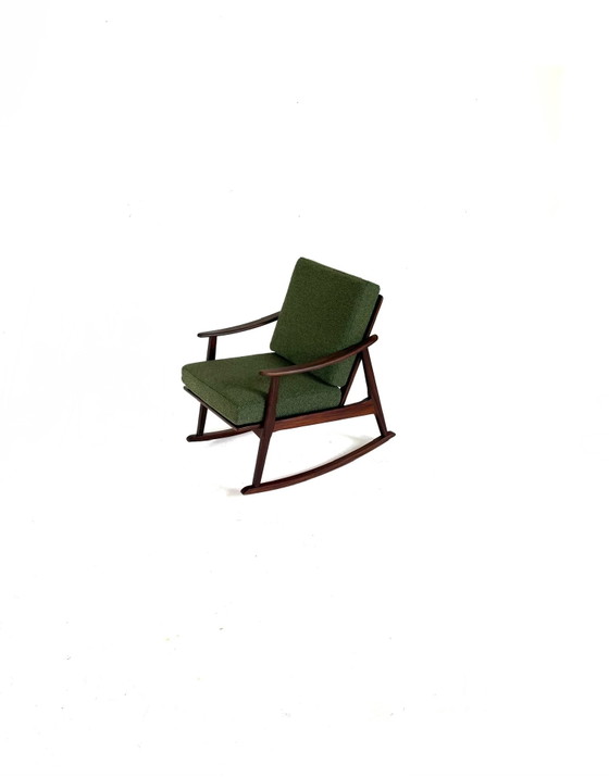 Image 1 of Vintage gerestaureerde Deense schommelstoel, jaren ‘60