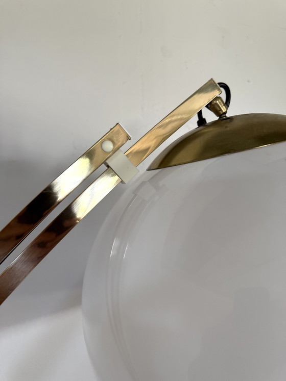 Image 1 of Vintage XL verstelbare booglamp, Geoffredo Reggiani ‘70
