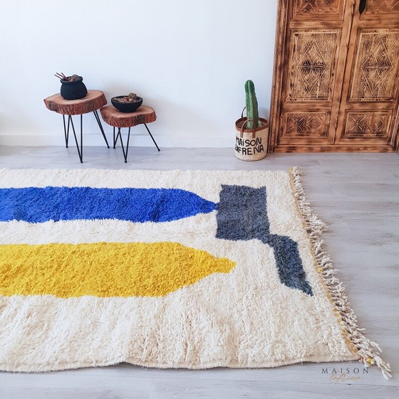 Image 1 of Handmade pure wool rug, traditional craftsmanship, size 150/250 cm