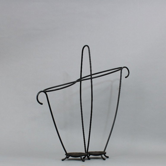 Image 1 of Portaombrelli in metallo - anni '60 - nello stile di Jean Royere / Mathieu Mategot
