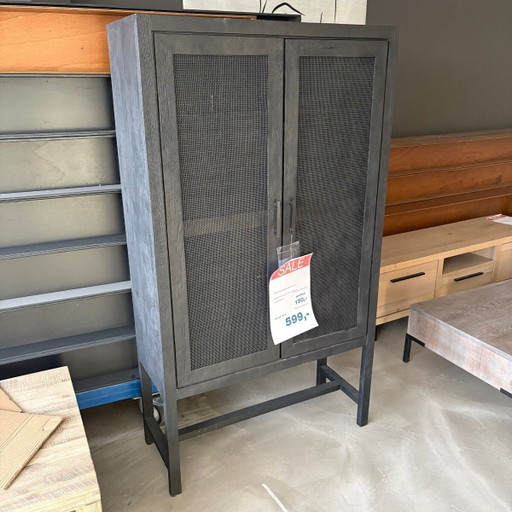 Vic Schrank Mangoholz Braun – INHOUSE, opbergkast, Wood