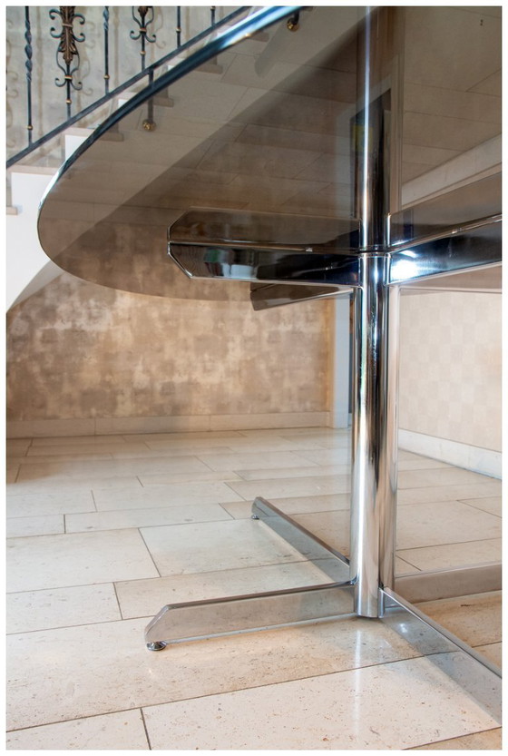 Image 1 of Table de Salle à Manger Roche Bobois, attribuée à Florence Knoll, 1970s