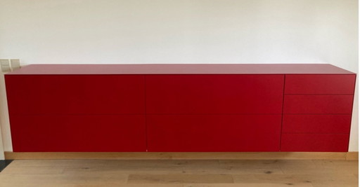 EXCLUSIVE red designer sideboard Kettnaker Soma!